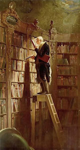The Bookworm, Carl Spitzweg
