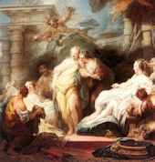 Fragonard, Psyche shows gifts to her sisters