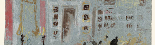 JMW Turner, Bookshelves, detail