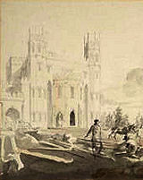 Turner, Builders Fonthill Abbey detail