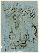 Turner, East Cowes Castle, Vaulted Passage
