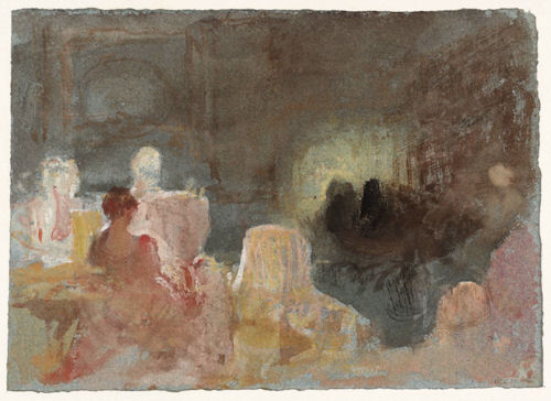 JMW Turner, Fire-light and Lamp-light, 1827