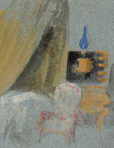 Turner, Japanese lacquer cabinet, detail