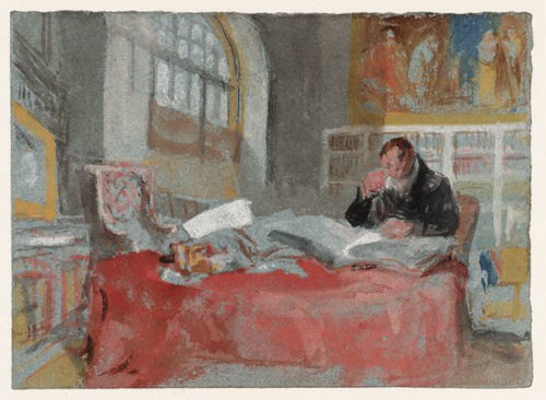Turner, Man in Old Library