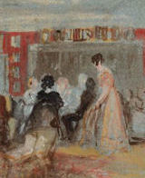 Turner, Music in White Library, detail (2)